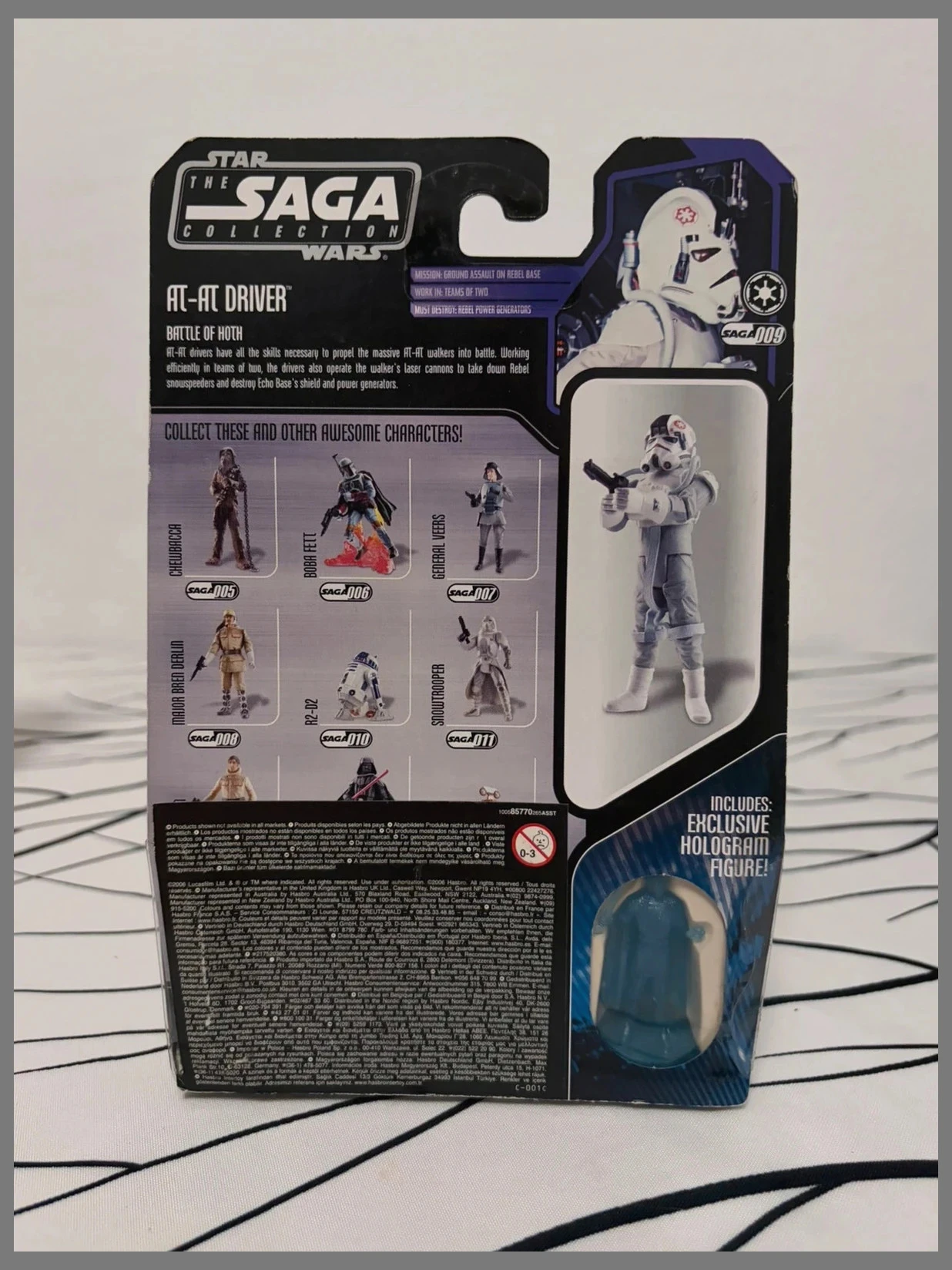 AT-AT Piloto – Hasbro – Star Wars The Saga Collection – Novo em blister – photo 2